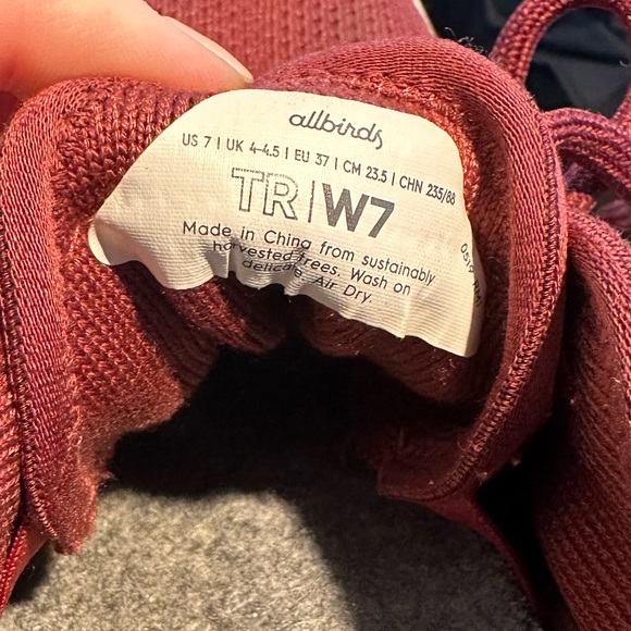 Allbirds Red Women's Tree Runners - Picture 15 of 15